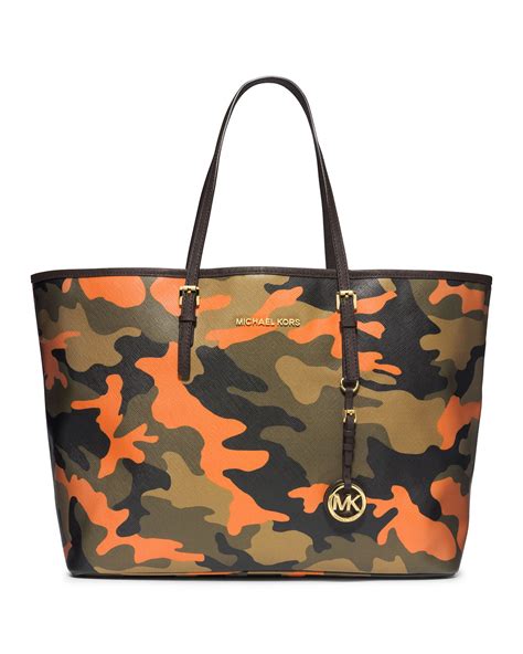 michael kors camo tote bag|michael kors lunch bag tote.